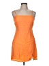 Lulus Orange Cocktail Dress Size M - photo 1