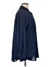 Stylus 100% Polyester Polka Dots Blue Long Sleeve Blouse Size XL - photo 4