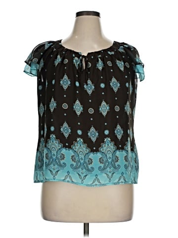 Apt. 9 Short Sleeve Blouse (view 1)