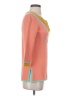 Magaschoni 100% Cotton Orange Pullover Sweater Size S - photo 4