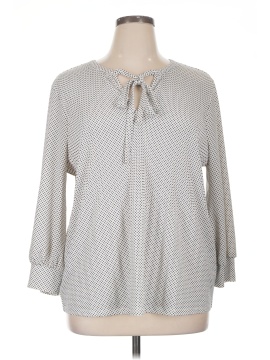 Adrianna Papell Long Sleeve Blouse