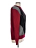 Express Design Studio 100% Merino Argyle Burgundy Wool Sweater Size L - photo 4