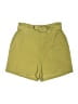Nine West Solid Green Khaki Shorts Size M - photo 1