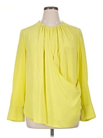 Akris Punto Long Sleeve Silk Top (view 1)