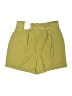 Nine West Solid Green Khaki Shorts Size M - photo 2