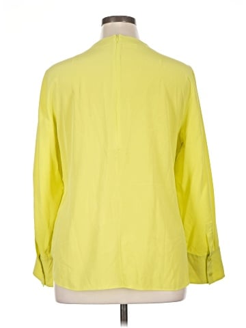 Akris Punto Long Sleeve Silk Top (view 2)