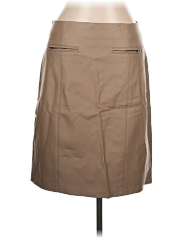 Dennis by Dennis Basso Faux Leather Skirt (view 1)