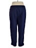 Talbots Solid Blue Track Pants Size 16 - photo 2