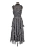 Lulus 100% Polyester Paisley Gray Cocktail Dress Size M - photo 1