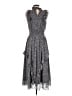 Lulus 100% Polyester Paisley Gray Cocktail Dress Size M - photo 2