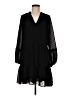 CeCe 100% Polyester Black Casual Dress Size M - photo 1