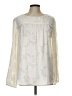 Ann Taylor LOFT 100% Polyester Ivory Long Sleeve Blouse Size L - photo 1