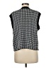 Shein 100% Tencel Houndstooth Black Sweater Vest Size 6 - photo 2