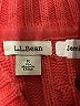 L.L.Bean 100% Cotton Red Pullover Sweater Size S - photo 7