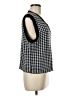 Shein 100% Tencel Houndstooth Black Sweater Vest Size 6 - photo 4