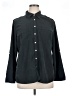 Chico's Solid Black Long Sleeve Button-Down Shirt Size XL (3) - photo 1