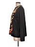 Unbranded Floral Black Long Sleeve T-Shirt Size L - photo 5