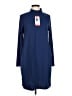 Hurley 100% Polyester Blue Casual Dress Size M - photo 1