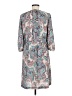 Daniel Rainn 100% Polyester Paisley Gray Casual Dress Size M - photo 2