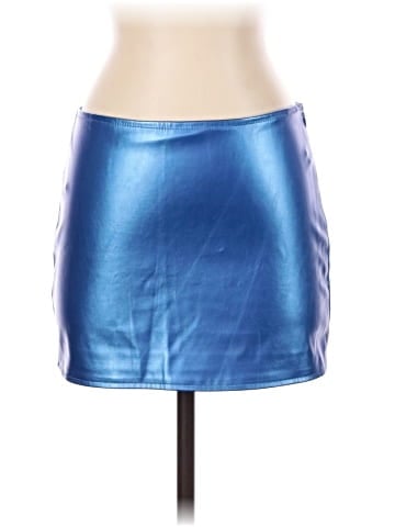 Superdown Faux Leather Skirt (view 1)