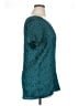 Jaclyn Smith 100% Polyester Tweed Teal Short Sleeve T-Shirt Size XL - photo 4
