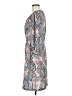 Daniel Rainn 100% Polyester Paisley Gray Casual Dress Size M - photo 5