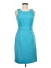 Spense Color Block Teal Cocktail Dress Size 6 - photo 1
