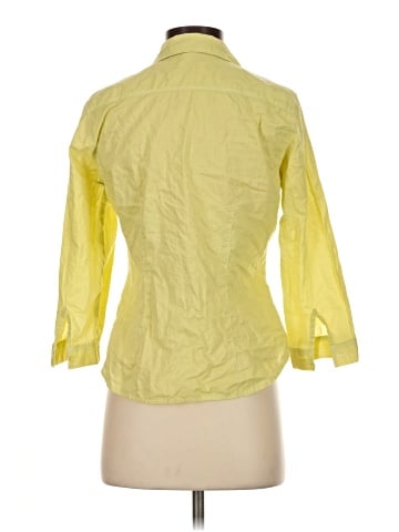 Sigrid Olsen 3/4 Sleeve Button-Down Shirt (view 2)