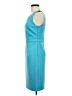 Spense Color Block Teal Cocktail Dress Size 6 - photo 5