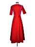 Boden Color Block Red Cocktail Dress Size 4 - photo 2