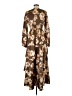 Baltic Born Floral Multi Color Brown Casual Dress Size M - photo 2