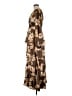 Baltic Born Floral Multi Color Brown Casual Dress Size M - photo 5