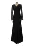 Xscape Floral Black Cocktail Dress Size 8 - photo 2