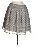 Joie 100% Silk Paisley Gray Silk Skirt Size XS - photo 2