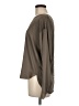 Ann Taylor LOFT 100% Polyester Brown Long Sleeve Top Size M - photo 5