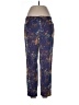 Peruvian Connection Print Blue Casual Pants Size 10 - photo 1