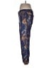 Peruvian Connection Print Blue Casual Pants Size 10 - photo 5