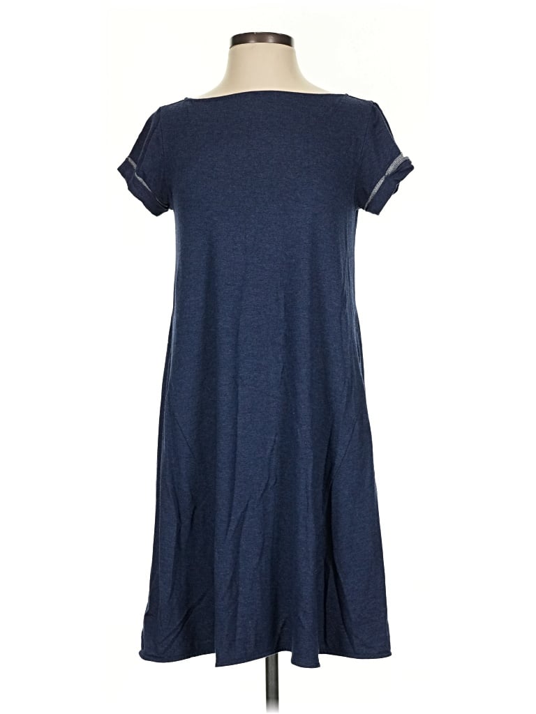 Pre-owned Mm. Lafleur Casual Dress In Blue