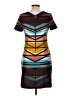 Maia Graphic Teal Casual Dress Size 8 - photo 2