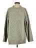 Lioness 100% Acrylic Green Turtleneck Sweater Size XS - photo 1