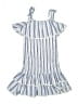 Tween Diva 100% Cotton Stripes Blue Dress Size 7 - photo 2