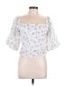Shop Neighbor White 3/4 Sleeve Blouse Size L - photo 1