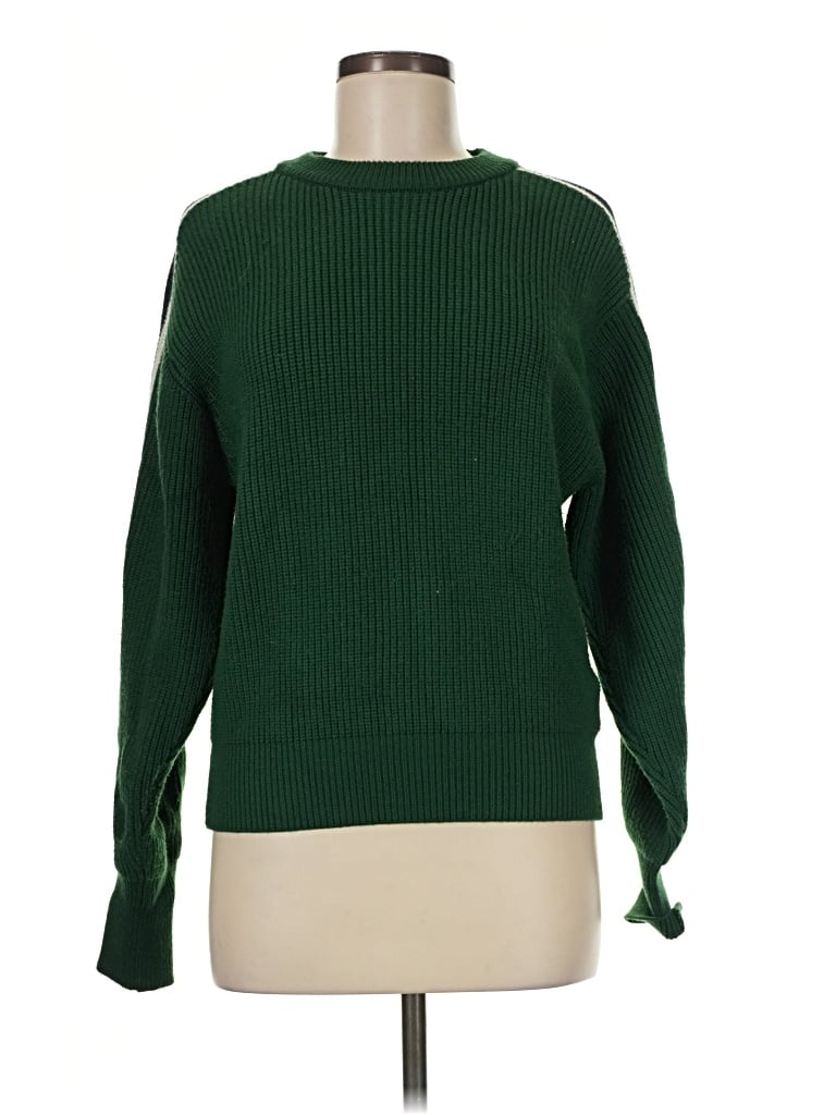 Pre-owned Zara Pullover Sweater In Green