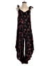 1.State 100% Rayon Floral Black Jumpsuit Size S - photo 1