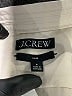 J.Crew 100% Polyester Metallic Ivory Long Sleeve Blouse Size 4 - photo 4