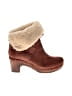 Ugg 100% Leather Brown Ankle Boots Size 9 - photo 1