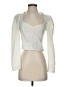 Topshop 100% Polyester Ivory 3/4 Sleeve Blouse Size 4 - photo 1