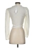 Topshop 100% Polyester Ivory 3/4 Sleeve Blouse Size 4 - photo 2