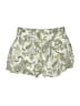 New Look 100% Rayon Paisley Green Shorts Size M - photo 1