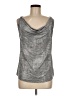 Harlowe & Graham 100% Polyester Silver Sleeveless Top Size M - photo 1